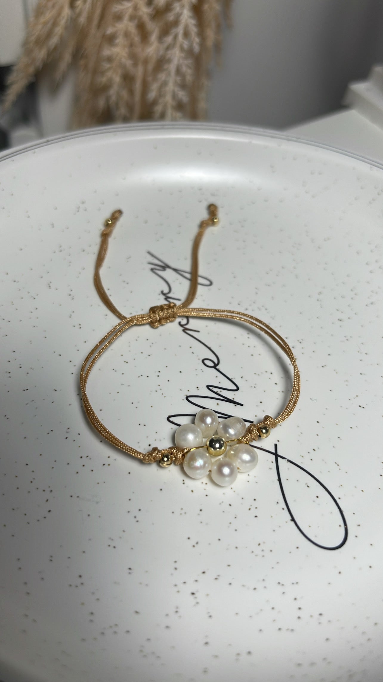 FLOWER PEARL BRACELET