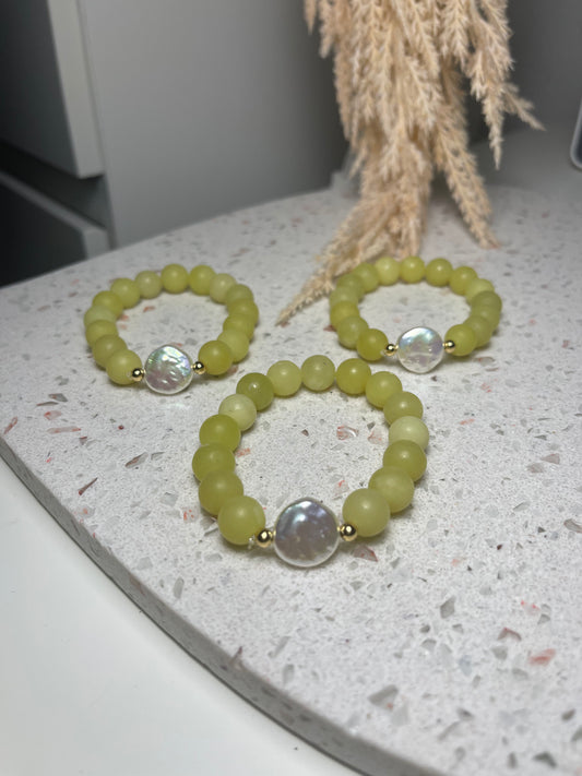 LEMON JADE BRACELET