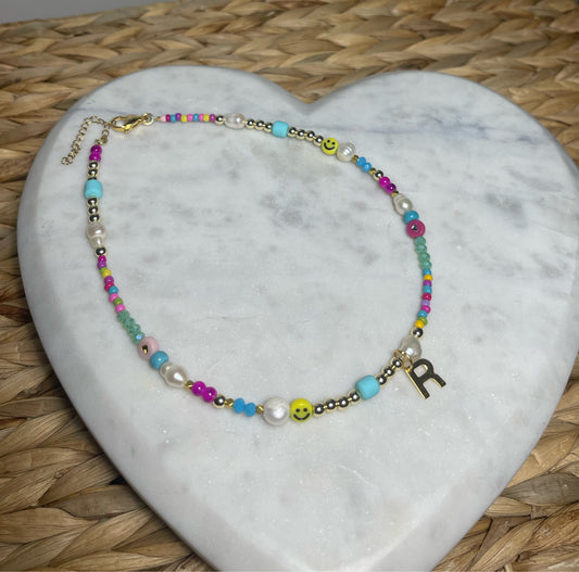 COLORFUL INICIAL NECKLACE