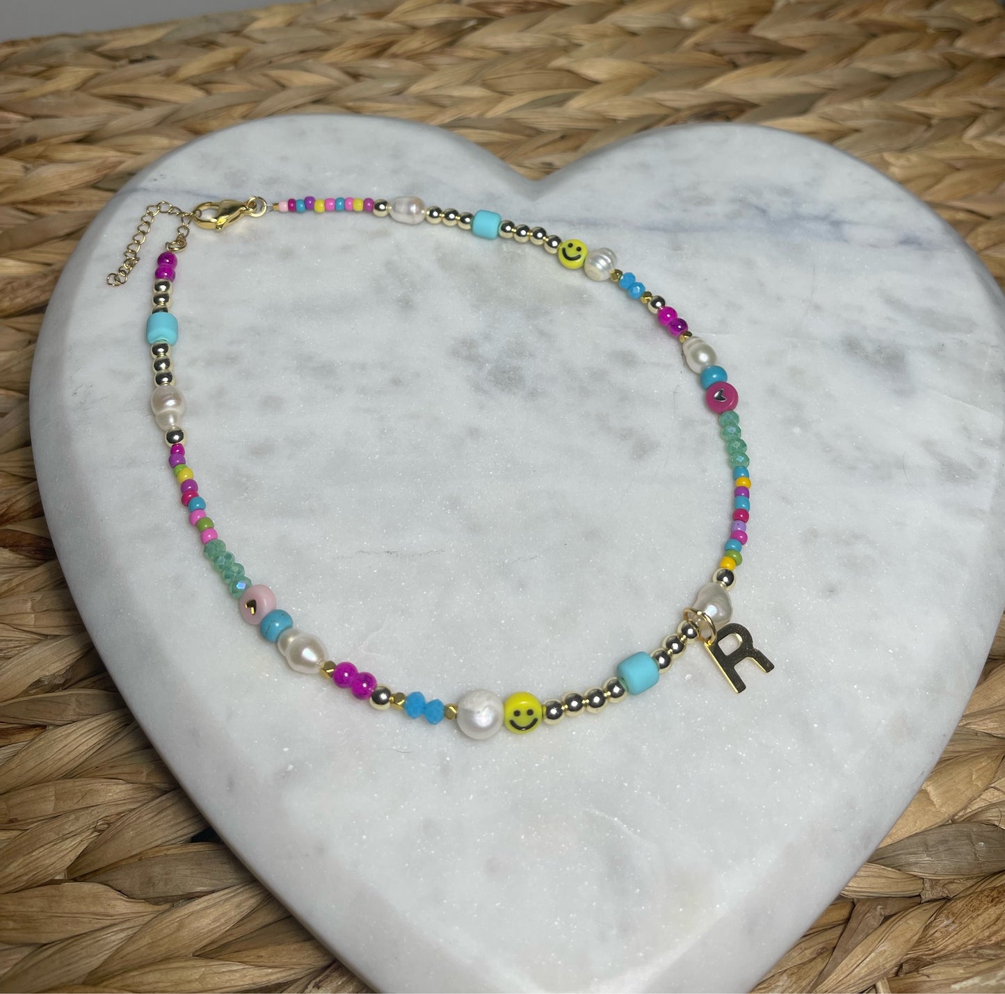 COLORFUL INICIAL NECKLACE